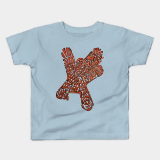 Abstract Bird Kids T-Shirt